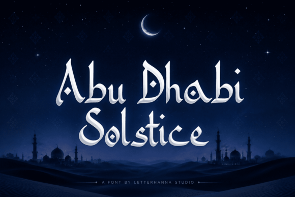 Abu Dhabi Solstice: A Font That Speaks with Elegance