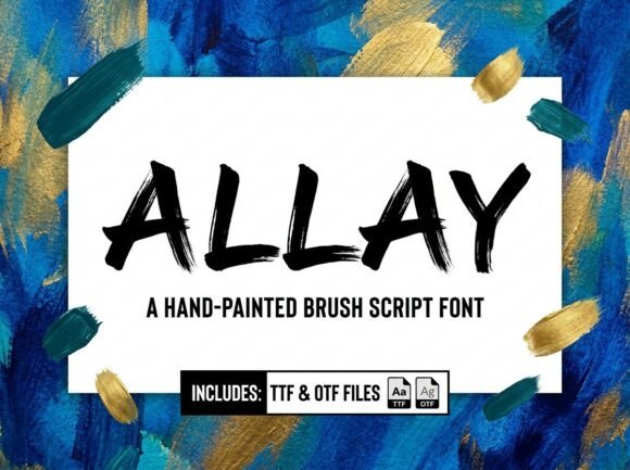 Allay: A Bold Script for Expressive Branding
