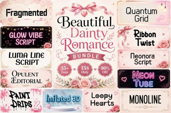 Beautiful Dainty Romance: A Font for Elegant Web Design