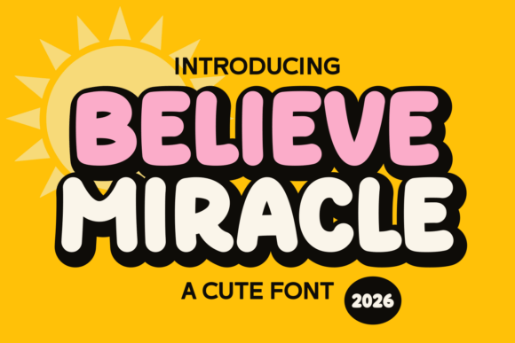 Believe Miracle Font: A Design Boost for Small Businesses