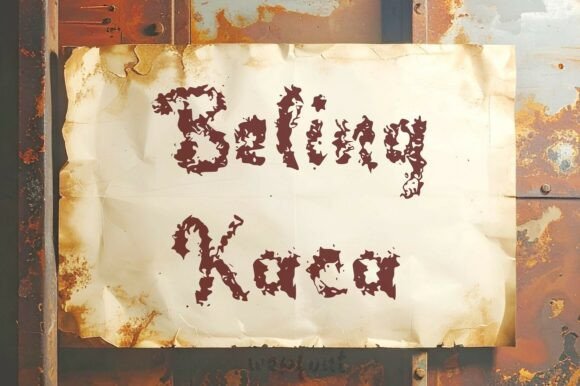 Beling Kaca: A Timeless Script Font for Digital Design