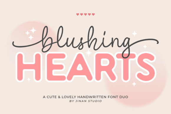 Blushing Hearts Duo: A Font for Heartfelt Marketing