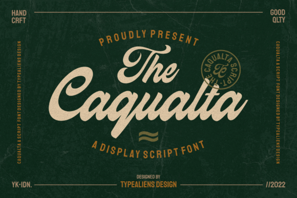 Caqualta: A Bold Display Font for Campaign Creativity