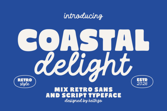 Coastal Delight: A Font for the Soul of Editorial Design