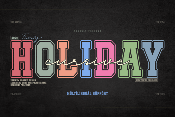 Cursive Holiday: A Versatile Font for Modern Digital Branding
