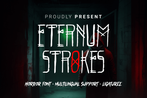 Eternum Strokes: A Font for Crafting Dark Elegance