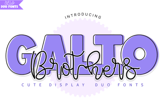 Galio Brothers Duo: A Font Pair That Brings Joy to Branding