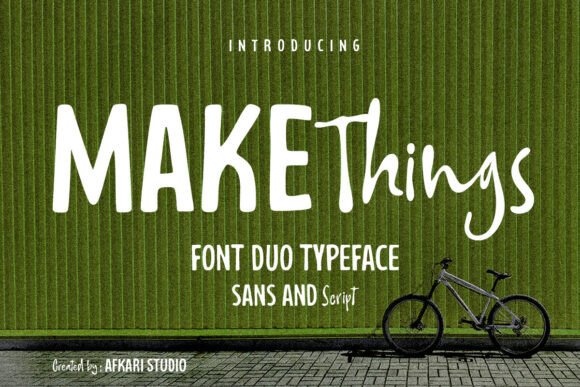 Make Things: A Versatile Font for Campaign Creativity