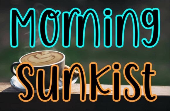 Morning Sunkist: A Script Font for Digital Design
