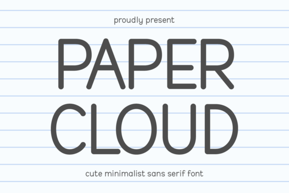 Paper Cloud: A Font That Breathes Into Every Craft Project