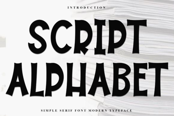 Script Alphabet: A Modern Serif for Editorial Impact