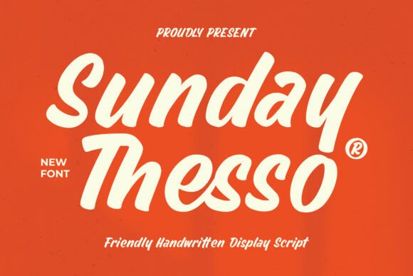 Sunday Thesso Display Script Font Review
