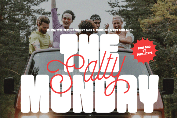 The Salty Monday: A Bold Font for Digital Design