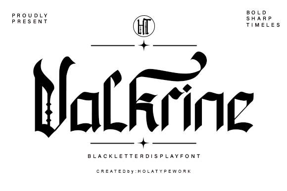 Valkrine: A Font That Adds Soul to Handmade Creations