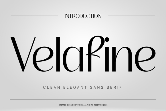 Velafine: A Sans Serif for the Modern Editorial